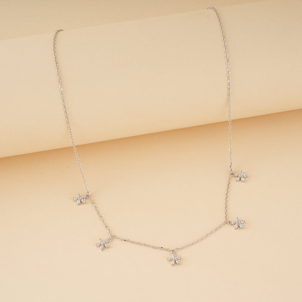 Sterling Silver Stars Necklace