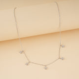 Sterling Silver Stars Necklace