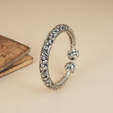 Chitai Work Silver Kada (Single)