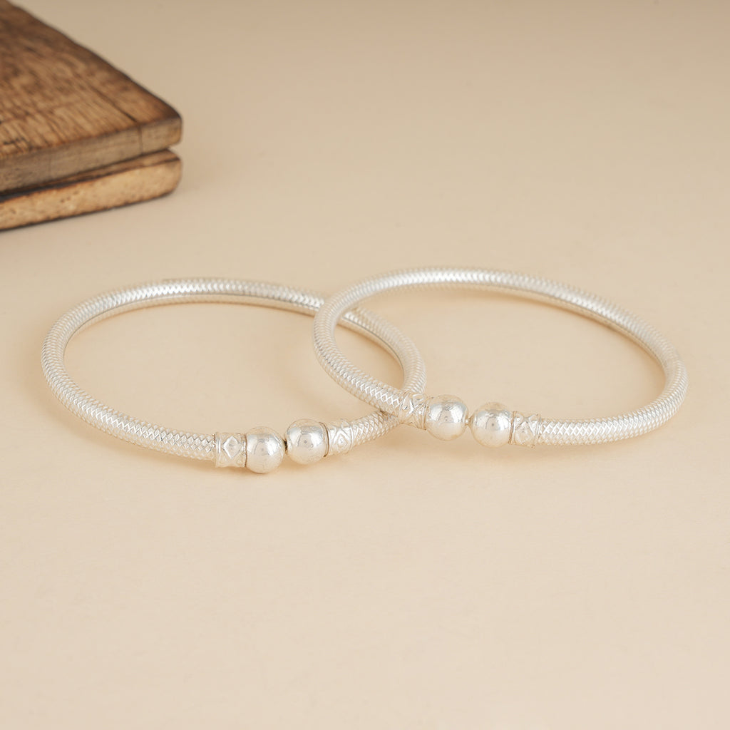 Everyday Silver Bangles  (Single)