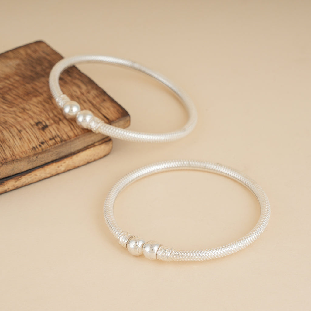 Everyday Silver Bangles  (Single)