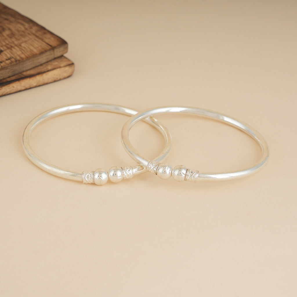 Everyday Silver Bangles  (Single)