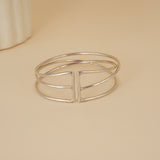 Stacked Symphony Silver Bracelet