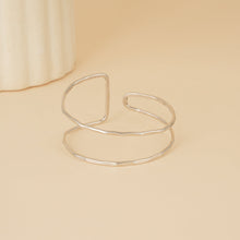 Load image into Gallery viewer, Stacked Symphony Silver Bracelet