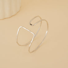 Load image into Gallery viewer, Stacked Symphony Silver Bracelet