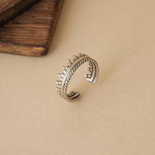 Load image into Gallery viewer, Silver Dana Art Ring Band