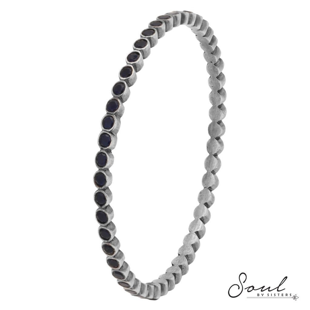 Sapphire Temple Bangles (Single)