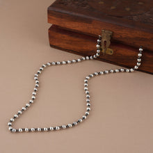 Load image into Gallery viewer, Silver Ball Necklace