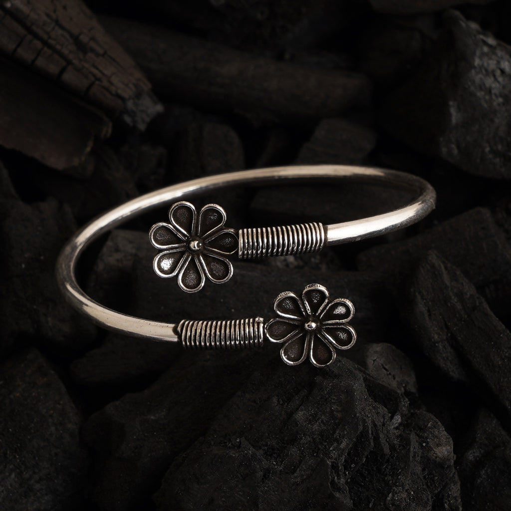 Silver Openable Bangle