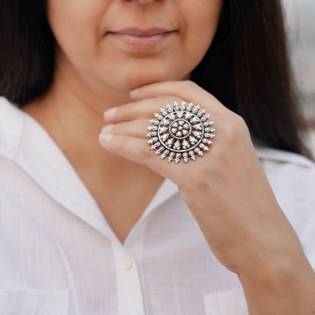 Tribal Silver Ring