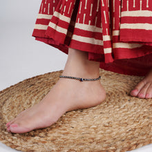 Load image into Gallery viewer, Sterling Silver Nazar Battu Anklet