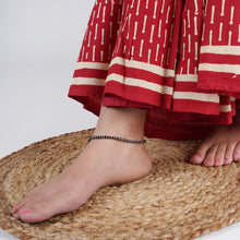 Load image into Gallery viewer, Silver Nazar Battu Anklet