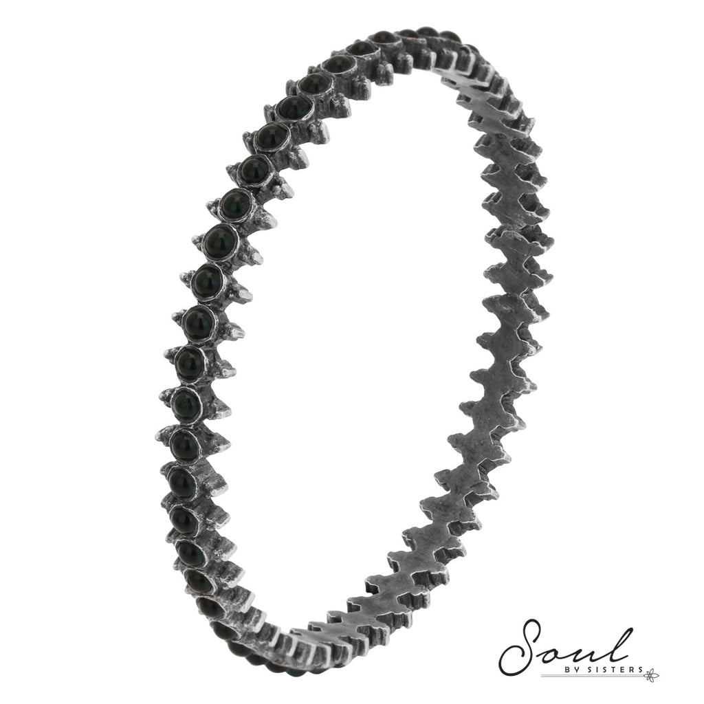 Emerald Temple Bangles (Single)