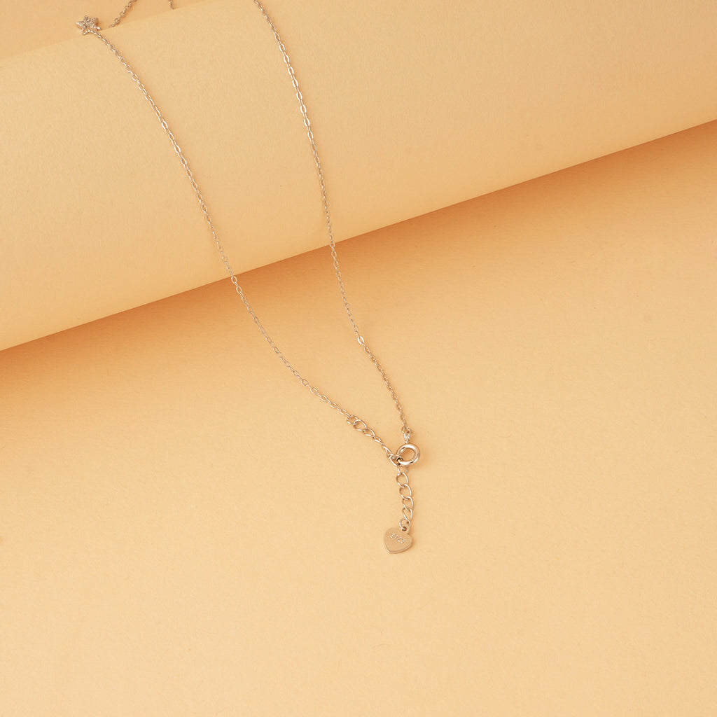 Silver Butterfly Pendant Necklace