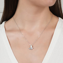 Load image into Gallery viewer, Silver Butterfly Pendant Necklace