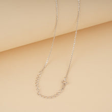 Load image into Gallery viewer, Silver Enamelled Flower Necklace