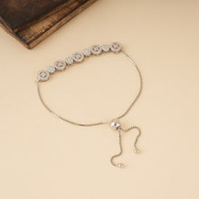 Load image into Gallery viewer, Silver Glittering Bracelet