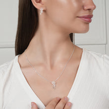 Load image into Gallery viewer, Silver Jellyfish Pendant Set
