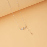 Silver Leaf Necklace
