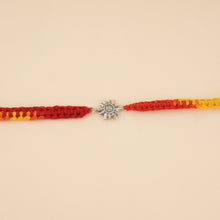 Load image into Gallery viewer, Silver Sun Rakhi