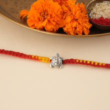 Load image into Gallery viewer, Silver Tortoise Rakhi