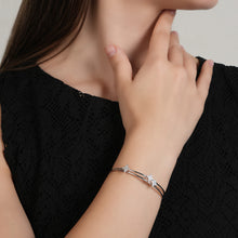 Load image into Gallery viewer, Silver Zircon Stars Bracelet