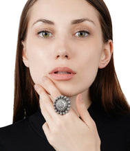 Load image into Gallery viewer, Tribal Silver Adjustable Ring
