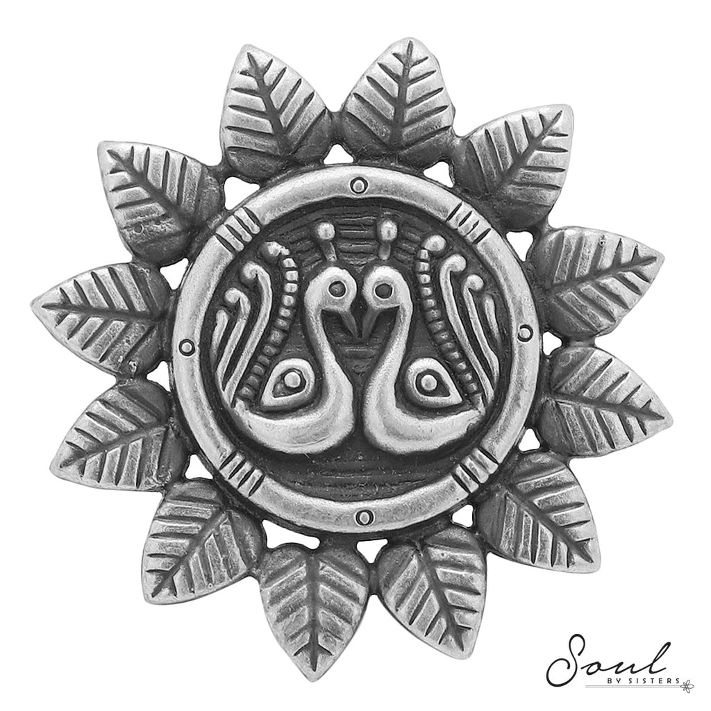 Tribal Silver Adjustable Ring