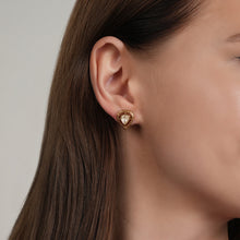 Load image into Gallery viewer, White Minimalist Moissanite Drop Studs