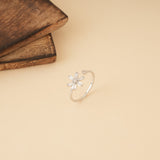 Zircon Flower Ring