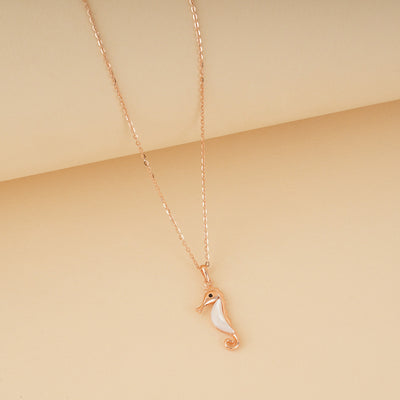 925 Silver Sea Horse Necklace