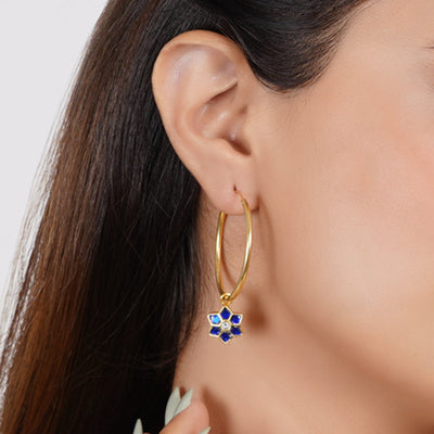 Shubharambh Goldplated Kundan Chaandbali