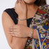 Silver Layered Bangle (Single)