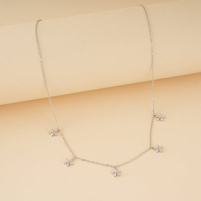 Sterling Silver Stars Necklace