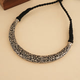 Floral Chitai Hasli with Thread