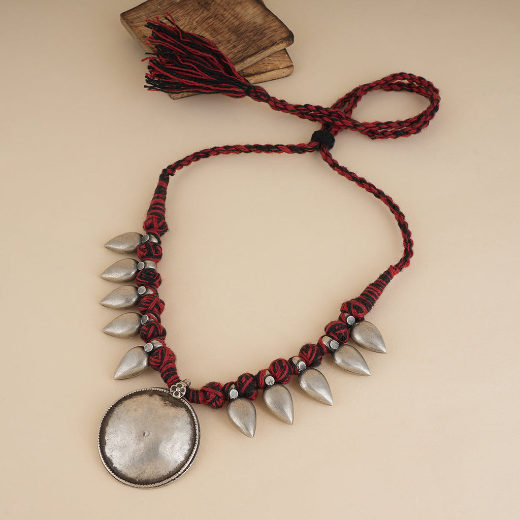 Antique Tribal Silver Necklace
