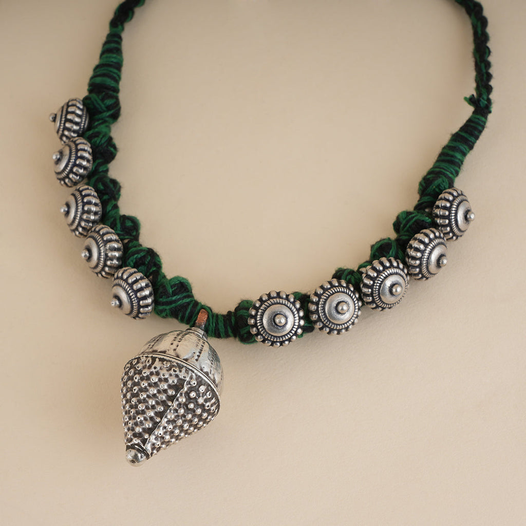 Antique Tribal Silver Necklace