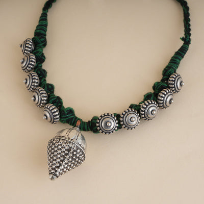 Antique Tribal Silver Necklace