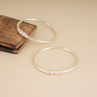 Everyday Silver Bangles  (Single)