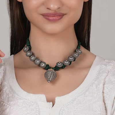 Antique Tribal Silver Necklace