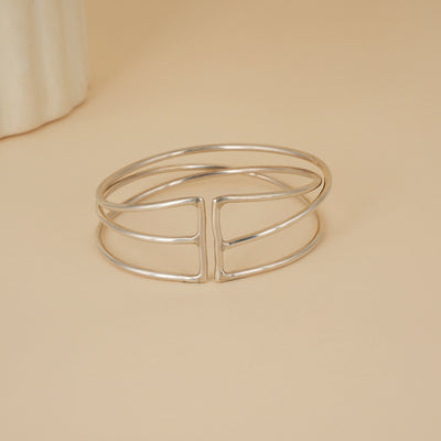 Stacked Symphony Silver Bracelet