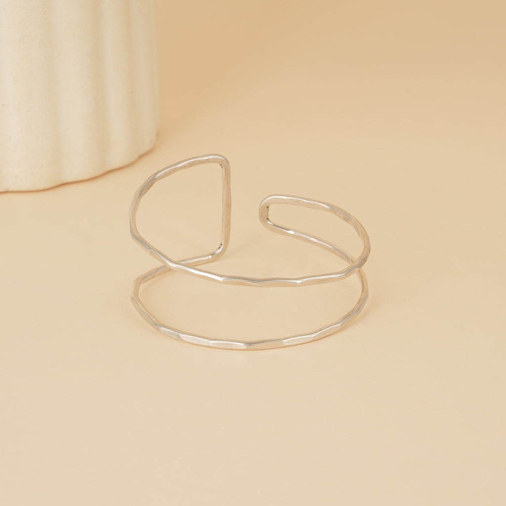 Stacked Symphony Silver Bracelet