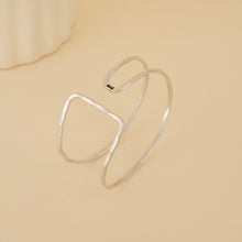 Load image into Gallery viewer, Stacked Symphony Silver Bracelet
