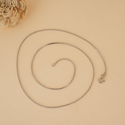 Silver Chain 18 Inches | 1.5 mm