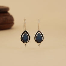 Load image into Gallery viewer, Blue Drop Earrings