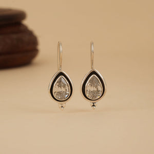 Zircon Drop Earrings