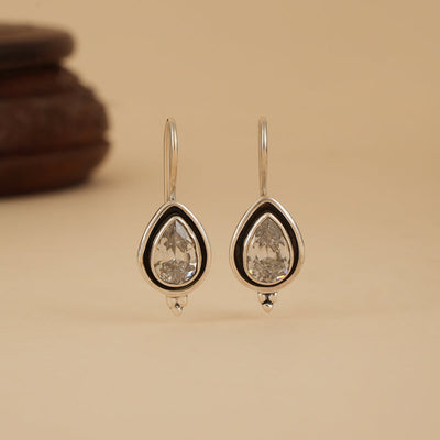 Zircon Drop Earrings