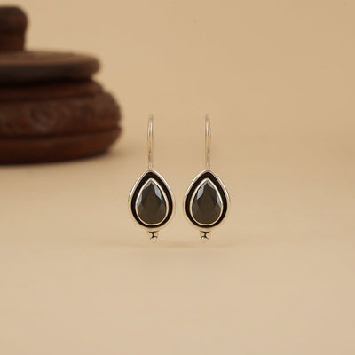 Black Drop Earrings