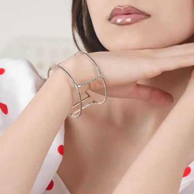 Advait Silver Bracelet