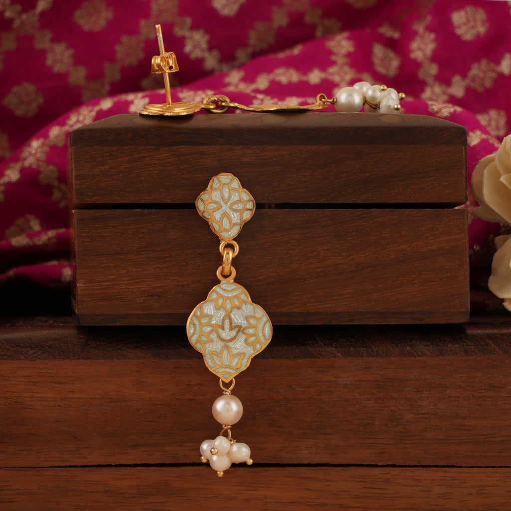 Goldplated Meenakari Earrings
